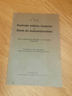 Bayerische Schulorden Im Auslandsdeutschtum 1937 , Diözesan - Priestervereine Bayern , Prieser , Franziskaner , Mission - Zeldzaamheden