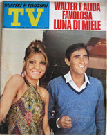 SORRISI E CANZONI TV 14 1969 Alida Chelli Walter Chiari Catherine Spaak Bobby Solo Tony Renis Giacomo Agostini - Televisione