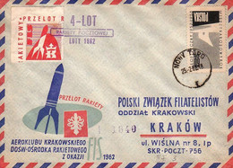 G POLAND - 1962.02.25 Fourth Experimental Rocket Flight On The Occasion Of The FIS (1840) - Rockets