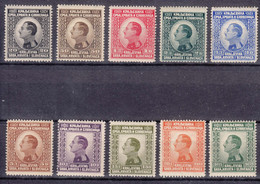 Yugoslavia Kingdom 1924 Mi#176-185 Mint Hinged - Unused Stamps