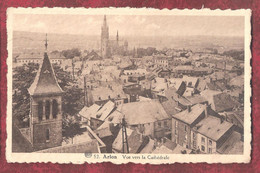 Arlon - Vue Vers La Catéhdrale Used AVEC DEUX TIMBRES - Arlon