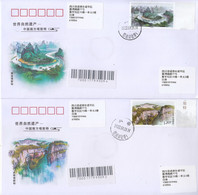 CHINA 2022 -6 UNESCO World Heritage Site-The South China Karst Stamp Entired FDC - 2020-…