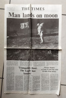 The Times N°57617 Man Lands On Moon Monday July 21 1969 - Histoire