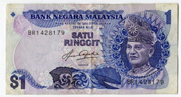 ♥️  Bank Negara Malaysia (satu Ringgit) 1 Dollar - $1 Dollar - Briefjesgeld (BAK-5,2) - Autres - Asie