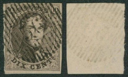 Médaillon - N°10 Margé (légère Touche Coin Supérieur Gauche) Obl Distribution D56 "Comblain-Au-Pont" - 1858-1862 Medaillen (9/12)