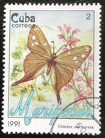 Cuba - C8/59 - (°)used - 1991 - Michel 3452 - Vlinders - Usati