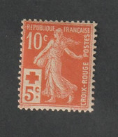 Timbres - N°147 - Au Profit De La Croix Rouge  - ,1914  - Neuf  Avec Charnière - Signé ** - Other & Unclassified