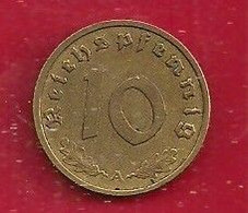 ALLEMAGNE  - 10 PFENNIG - 1939 - A Identifier