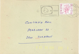 BELGIUM. POSTMARK ART VIDEO. CHARLEROI. 1983 - Sonstige & Ohne Zuordnung