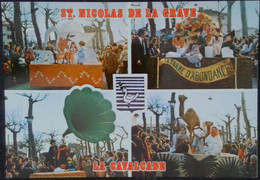 ► CARNIVAL  CARNAVAL. ST NICOLAS De La GRAVE (Tarn Et Garonne)  LA CAVALCADE Char Gramophone Corne D'abondance Oasis Thé - Saint Nicolas De La Grave