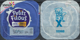 Opercule De Yaourth Yoplait Petits Filous X Xerus Rongeur Rat Palmiste - Koffiemelk-bekertjes