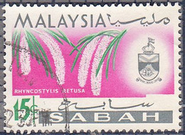 MALAYSIA --SABAH  SCOTT NO  22  USED   YEAR  1965 - Sabah