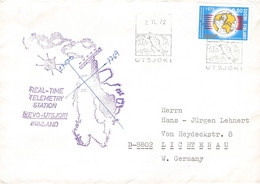 FINLAND - REAL-TIME TELEMETRY STATION KEVO-UTSJOKI 1972 / ZL141 - Cartas & Documentos