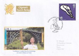 United Kingdom UK 2012 Cover: Olympic Games London Torch Relay; Iron Bridge En Route To Stoke On Trent; Diving - Summer 2028: Los Angeles