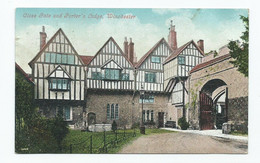 Winchester Postcard Hampshire Valentine's Posted 1905 Close Gate And Porter's Lodge - Winchester