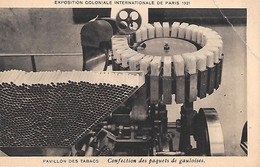 Exposition Coloniale De 1931- Pavillon Des TABACS - Confection Des Paquets De GAULOISES - Other & Unclassified