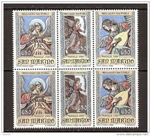 LOTE 1554 /// (C295) SAN MARINO    YVERT Nº: 1198-1200 (bloc De 2)  ** MNH  //   CATALOG/COTE:  15€ - Nuovi