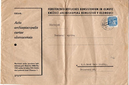 L51984 - Deutsches Reich / Boehmen & Maehren - 1942 - 5h Zeitung EF A DrucksBf MAEHRISCH-OSTRAU -> Nove Vsy, Mittelbug - Cartas & Documentos