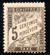 5.1.FRANCE.1882 POSTAGE DUE 5 C. MNH - Other & Unclassified