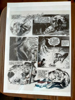 RARISSIME Pièce Unique Très Rare Film D' Impression Planche Plastique RAHAN EO Page 24 NEUF  GORAK André CHERET - Rahan