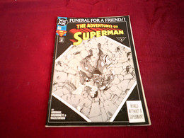 THE ADVENTURES OF SUPERMAM  N° 498   JAN 93  FUNERAL FOR A FRIEND / 1 - DC