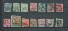 Inde Anglaise - Timbres De Service , Lot De 14 Timbres   Pal 9205 - 1911-35 Roi Georges V