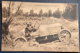 ~1910 "SPA" LE STRADE DEL MESSICO (Car Racing Ppc Italia Cartoline Automobili Automobile Mexico Fiat - Messico