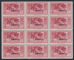 1932 Blocco Di 12 Valori Sass. 22 MNH** Cv 1680 - Aegean (Scarpanto)