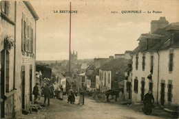 Quimperlé * Rue Du Faubourg Village Le Poulou * Attelage * Villageois - Quimperlé