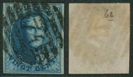 Médaillon - N°11 Margé Obl P74 Lierre (8 Barres). - 1858-1862 Medaillen (9/12)