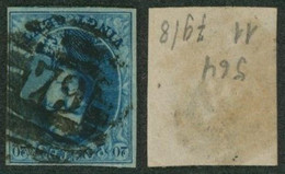 Médaillon - N°11 Margé Obl P79 Marche (8 Barres). - 1858-1862 Medaillen (9/12)