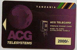 Tanzania ACG Telecard 2000/- Rev. 126 Voicemail - Tanzania