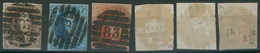 Médaillon - Série Complète çàd N°10/12 Obl P83 Mons (8 Barres) - 1858-1862 Medaillen (9/12)