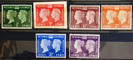 GRANDE-BRETAGNE                         N° 227/232                       NEUF SANS GOMME Et OBLITERE - Unused Stamps