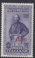 1932 1 Valore Sass. 26 MNH** Cv 70 - Egeo (Calino)