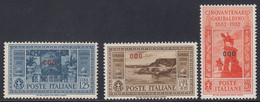 1932 3 Valori MH* Sass. Cv 84 - Egée (Coo)