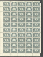 1948  Century Of Responsible Government In Canaad Sc 277   Full Sheet Of 50 MNH - Ganze Bögen