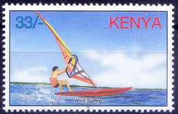 Kenya 1997 MNH, Wind Surfing, Sports, Ships & Boats - Ski Nautique