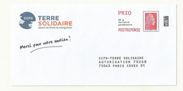 POSTREPONSE PRIO CCFD-TERRE SOLIDAIRE LOT 273030. - Prêts-à-poster: Réponse /Marianne L'Engagée