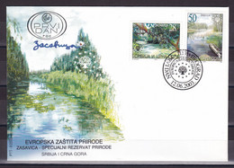 Yugoslavia 2003 Europa Nature Protection Zasavica FDC - Covers & Documents