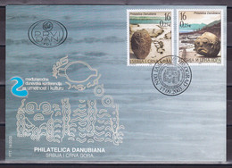 Yugoslavia 2003 International Danube Conference On Arts And Culture Philatelica Danubiana Historical Site FDC - Covers & Documents