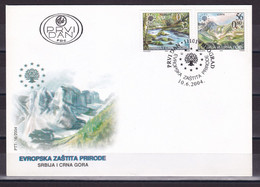 Yugoslavia Serbia & Montenegro 2004 Europa Nature Protection FDC - Covers & Documents