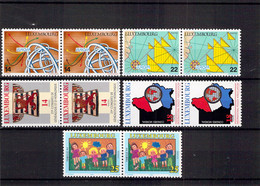 LUXEMBOURG - Yvert 1290/91 Et 1292/94 Neuf** MNH Par Paires - Ungebraucht