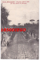 TORRE ANNUNZIATA - ERUZIONE APRILE 1906 BLOCCA FERROVIA  F/PICCOLO NONVIAGGIATA ANIMATA - Torre Annunziata