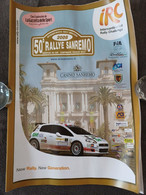 50 RALLY SANREMO 2008 PROGRAMMA COMPLETO MISURE 30 X 42 - Sonstige & Ohne Zuordnung