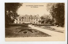 CPA Des Tarifs Des Chambres (au Dos) : 78 - LE MESNIL-SAINT-DENIS - LE CHATEAU - Le Mesnil Saint Denis