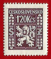 Checoslovaquia. 1947. Coat Of Arms. Lion. Official Stamps - Dienstzegels