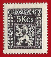 Checoslovaquia. 1947. Coat Of Arms. Lion. Official Stamps - Francobolli Di Servizio