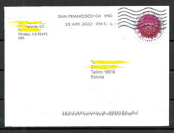 USA 2022 Cover To ESTONIA O San Fransisco - Storia Postale
