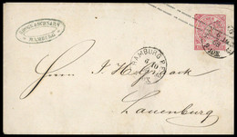 1868, Altdeutschland Norddeutscher Postbezirk, U 1 Ab, Brief - Enteros Postales